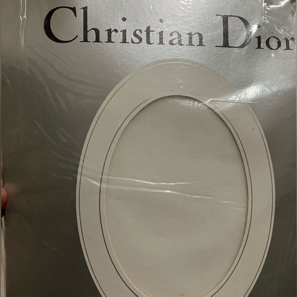 Dior Control Top Ultrasheer White Tights - size 4 or L/XL